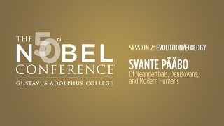 Svante Pääbo at Nobel Conference 50 [upl. by Miarhpe]