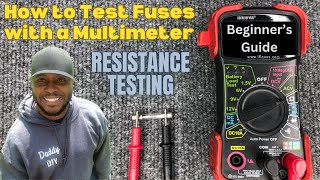 How to Test Fuses with a Multimeter  Resistance Test [upl. by Adnaloy]