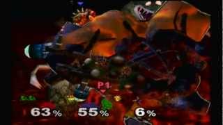 Super Smash Bros Melee 3 Player battles 11 No Double Teaming Here [upl. by Ydurt252]