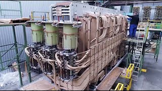 Hypnotic Process Of Manufacturing amp Installing Giant Power Transformers Modern Wire Winding Machine [upl. by Evreh961]