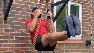 Muscle Up Progression 2 Legless rope climb HD [upl. by Neema]