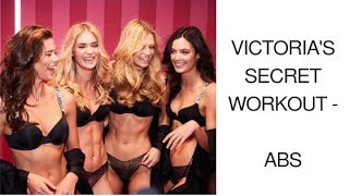 Victorias Secret Workout  ABS [upl. by Lenzi391]