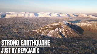 Strong Earthquake in Reykjavík Today  New Eruption is Likely Near [upl. by Leahcam697]