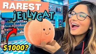 HUNTING FOR THE RAREST JELLYCAT IN THE WORLD AMUSEABLE PEACH JELLYCAT [upl. by Seabrook]