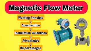 Mag Flow Meter Working Principle Magnetic Flow meter working [upl. by Atnohs]