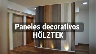 Conoce los paneles decorativos Hölztek [upl. by Yrallam]