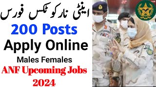 ANF Upcoming Jobs 2024 • SI • ASI • Constable Apply Online • Joinanfgovpk [upl. by Kenji]