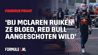 Paddockpraat Update ‘Bij McLaren ruiken ze bloed Red Bull aangeschoten wild’ [upl. by Einnaj897]