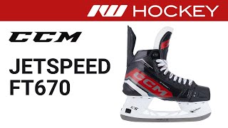 CCM JetSpeed FT670 Skate Review [upl. by Lefton]