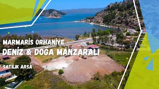 DOĞA VE DENİZ MANZARALI YATIRIM FIRSATI  Marmaris Satılık Arsa [upl. by Ecikram]