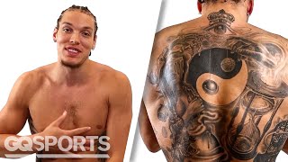 Aaron Gordon Breaks Down His Tattoos  GQ Sports [upl. by Abby190]