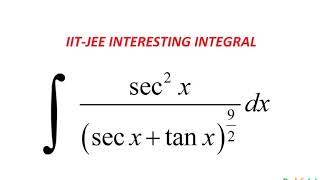 Integral sec2 xsec x tan x92 an IITJEE interesting problem solution by Dig Your Mind [upl. by Gebelein818]