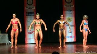 Womens Bodybuilding Overalls  2011 NZIFBB Waikato Champs [upl. by Deming235]