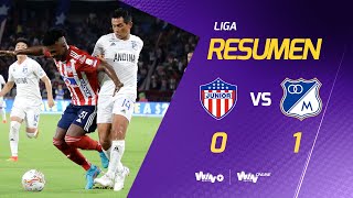 Junior vs Millonarios Resumen y goles  Liga BetPlay Dimayor 2022 2  Fecha 13 [upl. by Nilson]