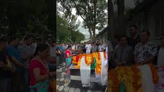 हार्दिक श्रद्धाञ्जली prakash timalsina ko शोक सभा गायकहरुले सम्मानमा गाए गित rip [upl. by Knowling]