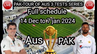 Pakistan tour of Australia for three test matches full schedule is herecricket pakistan australia [upl. by Nomyar667]