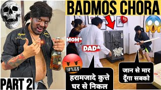 BADMOS CHORA 🔥  PRANK ON MY PARENTS 🤬  GONE WRONG ❌️  Skater Himanshu [upl. by Ajet]