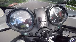 honda cbf 500 0185km Acceleration [upl. by Aitenev]