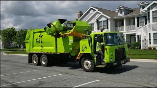 GFL Environmental Autocar ACX Heil Python side loade garbage truck [upl. by Shaia409]