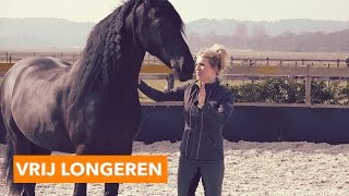 Vrij longeren zonder halster  PaardenpraatTV [upl. by Leventis349]