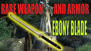 The Elder Scrolls IV Oblivion Rare Weapon And Armor Part  32 Ebony Blade [upl. by Bee]