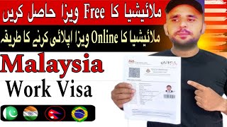 how to apply malaysia visa  Malaysia Ka FREE Online Visa Kaise Apply Karen malaysia visa [upl. by Enelehcim]