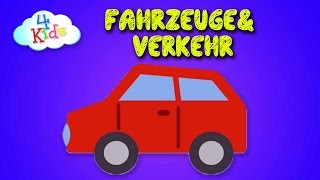 Fahrzeuge und Verkehr lernen für Kinder Zu LandWasser und Luft deutsch [upl. by Aerdnahc]