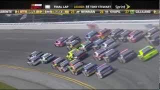 Tony Stewart Flip 2012 Talladega Big one Fall Race [upl. by Barnet424]