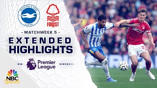 Brighton v Nottingham Forest  PREMIER LEAGUE HIGHLIGHTS  9222024  NBC Sports [upl. by Ycnuahc975]