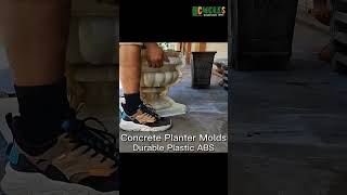 Concrete Planter Molds  Easy precasting and molding remove [upl. by Nnainot]