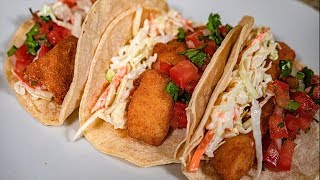 Tacos De Pescado Empanizado  Recetas Mexicanas Faciles [upl. by Savil510]