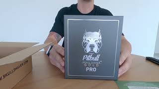 Customer Unboxing of the Skull Shaver Pitbull Gold PRO Shaver [upl. by Olzsal]