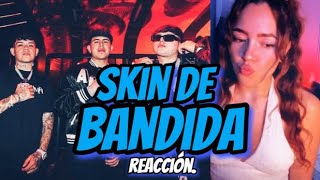 REACCIÓN  SKIN DE BANDIDA😈  OSCAR MAYDON X JUNIOR H X GABITO BALLESTEROS [upl. by Loresz]