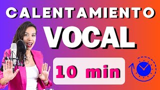 MEJOR CALENTAMIENTO VOCAL de 10 MINUTOS Cómo cantar mejor en 10 minutos Natalia Bliss [upl. by Essirahc845]