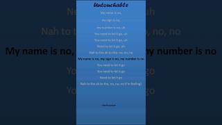 Untouchable No lyrics shorts untouchable meghantrainor [upl. by Earlie950]