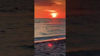 Sunset in Manasota Key Florida beach sunset waves gulfofmexico [upl. by Kitty]