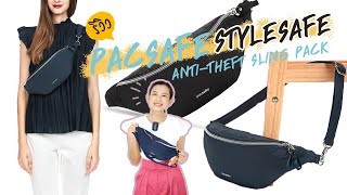 Shop กระเป๋า Pacsafe StyleSafe AntiTheft Sling Pack [upl. by Snilloc303]