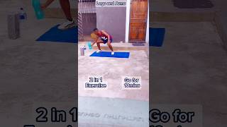 2in1 Legs amp Arms Workout at HomeNo Equipment homeworkouts exercise viralshorts [upl. by Lubbock3]