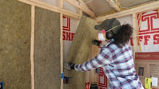 How to Insulate a Shed  Thrift Diving [upl. by Emelda]