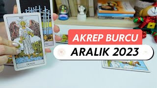 AKREP BURCU ARALIK 2023 Aylık Burç Yorumları  Tarot Falı [upl. by Nylireg]