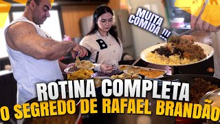 ROTINA COMPLETA DE RAFAEL BRANDÃO  QUAL O SEGREDO PARA COMER TANTO [upl. by Nwahsiek]