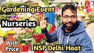 Gardening Events Delhi Haat NSP  बागवानी Events  Plant Nursery events [upl. by Sutit162]