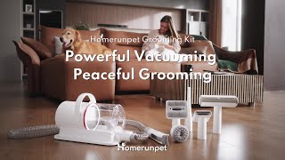 Homerunpet Grooming Vacuum Your Home Grooming Solution [upl. by Meeka]