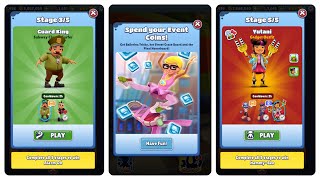 Subway Surfers Classic  Get Ballerina Tricky with Event Coins vs Guard King vs Yutani Gadget Outfit [upl. by Llennor]