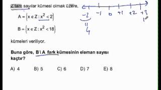 2012 KPSS Lisans Matematik Çözümleri2 [upl. by Odyssey]