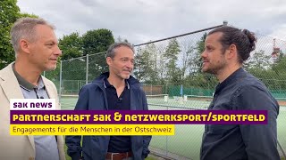 SAK amp NetzwerkSport Engagements für die Menschen in der Ostschweiz  SAK News [upl. by Loughlin]