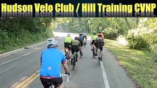 Hudson Velo Club  Hill Training Cuyahoga Valley National Park Ohio [upl. by Haimarej]