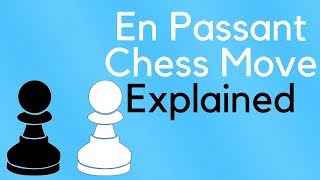 En Passant Chess Move Explained  Step by Step Tutorial [upl. by Adnyl417]