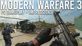 Modern Warfare 3 PC Gameplay and Impressions [upl. by Rehc596]