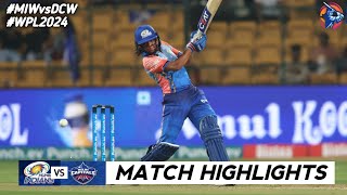 MI vs DC 1st Match WPL 2024 Highlights  Women IPL Highlights 2024  Cricket wpl 2024 highlights [upl. by Akitnahs]